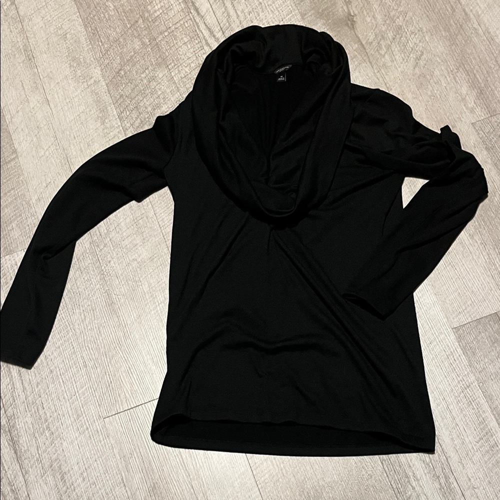 Ann Taylor Cowl Neck Long Sleeve Top